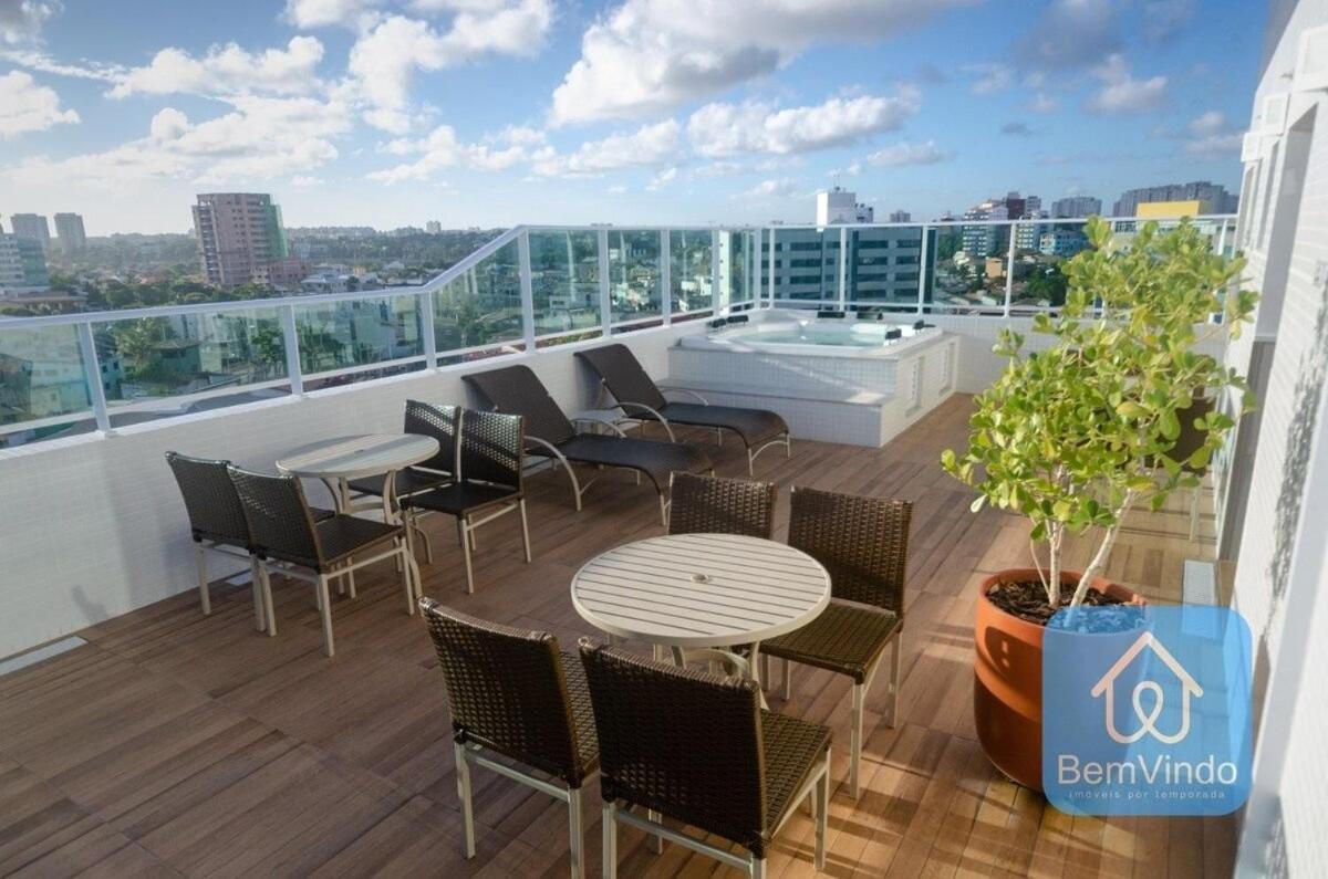 Studio Completo Luxuoso em Piatã Salvador Exterior foto
